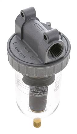 Filter 40microns G1/2'' 3100l/min Auto Polycarbonat Standard 2