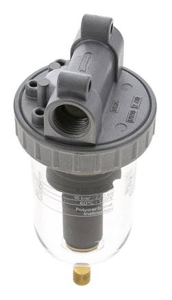 Filter 40microns G1/2'' 3100l/min Auto Polycarbonat Standard 2