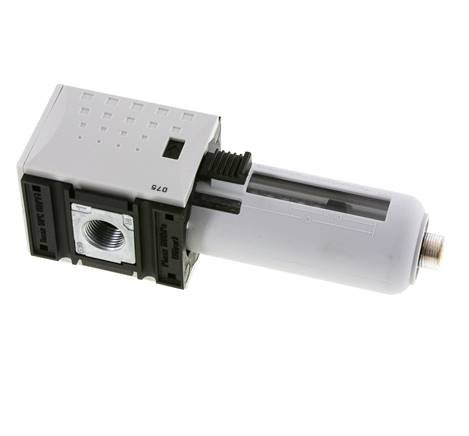 Aktivkohlefilter G3/8'' 470l/min ohne Entwässerung Polycarbonat Futura 1