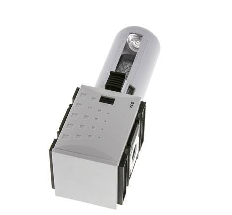 Aktivkohlefilter G1/4'' 470l/min ohne Entwässerung Polycarbonat Futura 1