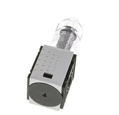 Aktivkohlefilter G1/4'' 470l/min ohne Entwässerung Polycarbonat Futura 0