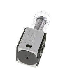 Aktivkohlefilter G1/4'' 470l/min ohne Entwässerung Polycarbonat Futura 0