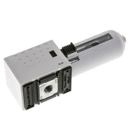 Aktivkohlefilter G1/4'' 470l/min ohne Entwässerung Polycarbonat Futura 1