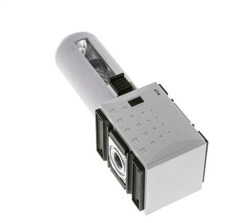 Aktivkohlefilter G1/4'' 470l/min ohne Entwässerung Polycarbonat Futura 1