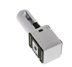 Aktivkohlefilter G1/4'' 470l/min ohne Entwässerung Polycarbonat Futura 1