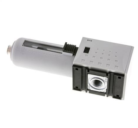 Aktivkohlefilter G1/4'' 470l/min ohne Entwässerung Polycarbonat Futura 1