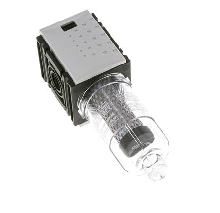 Aktivkohlefilter G1/4'' 470l/min ohne Entwässerung Polycarbonat Futura 0