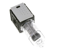 Aktivkohlefilter G1/4'' 470l/min ohne Entwässerung Polycarbonat Futura 0