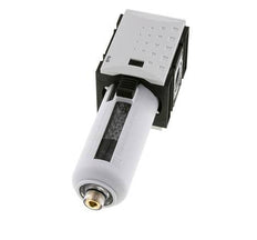 Aktivkohlefilter G3/8'' 470l/min ohne Entwässerung Polycarbonat Futura 1