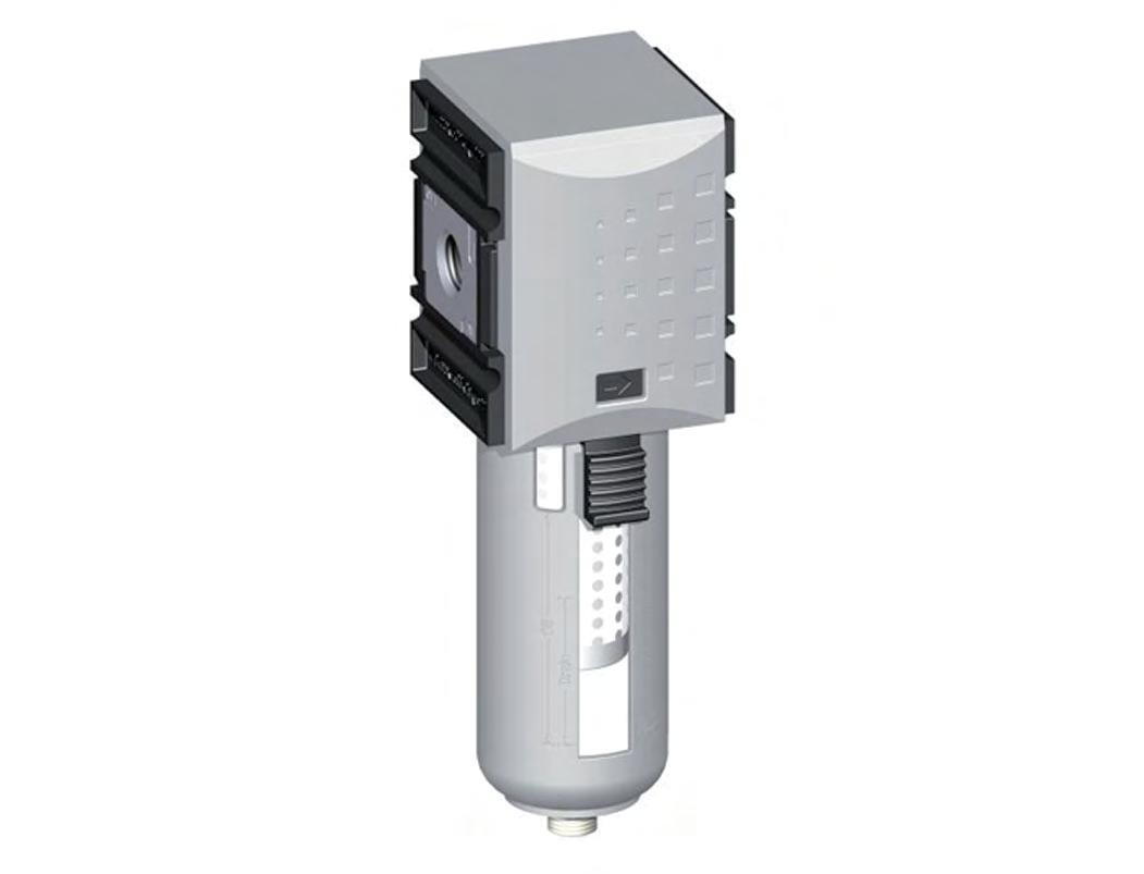 Aktivkohlefilter G1/4'' 470l/min ohne Entwässerung Polycarbonat Futura 1