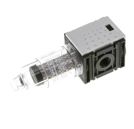 Aktivkohlefilter G1/4'' 470l/min ohne Entwässerung Polycarbonat Futura 0