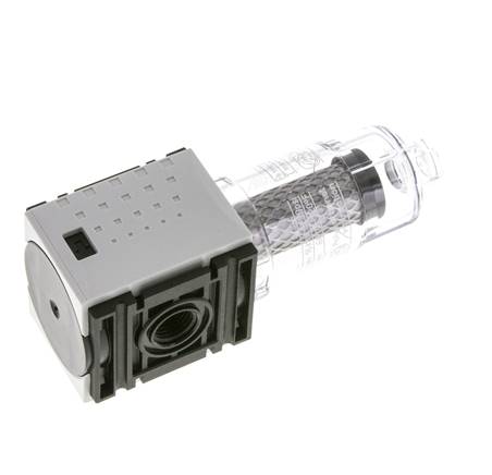 Aktivkohlefilter G1/4'' 470l/min ohne Entwässerung Polycarbonat Futura 0