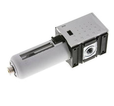 Aktivkohlefilter G1/4'' 470l/min ohne Entwässerung Polycarbonat Futura 1