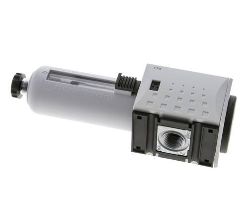 Vorfilter 0.3microns G3/8'' 300l/min Semi-Auto Polycarbonat Futura 1