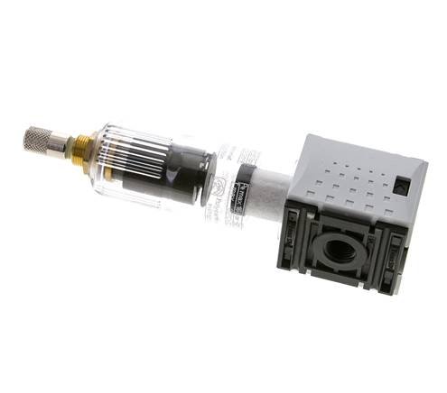 Vorfilter 0,3 Mikrometer G1/4'' 140l/min Auto (Geschlossen ohne Druck) Polycarbonat Futura 0
