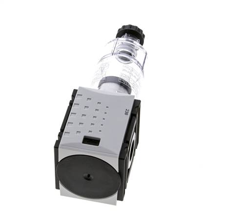 Vorfilter 0,3 Mikrometer G1/4'' 140l/min Halbautomatisch Polycarbonat Futura 0