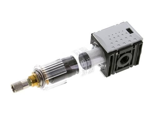 Vorfilter 0,3 Mikrometer G1/4'' 140l/min Auto (Geschlossen ohne Druck) Polycarbonat Futura 0