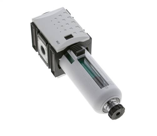 Microfilter 0.01microns G1/4'' 350l/min Semi-Auto Polycarbonat Futura 1