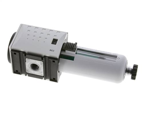 Microfilter 0.01microns G1/4'' 350l/min Semi-Auto Polycarbonat Futura 1