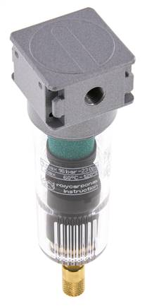 Mikrofilter 0.01microns G1/8'' 230l/min Auto Polycarbonat Multifix 0