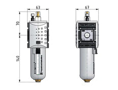 Schmierstoff G3/8'' Metall Futura 2
