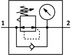 Festo Druckluftregler G1/8'' 0.5-12bar 1000l/min - 529425