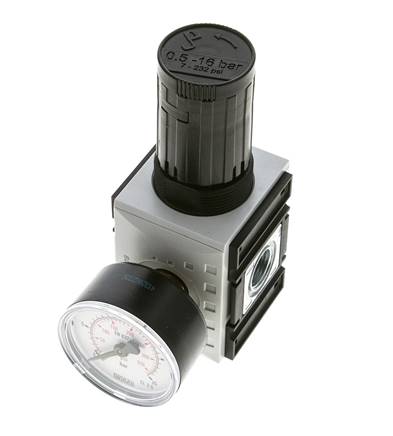 Präzisionsdruckregler für Sammelstückmontage G1/4''&3/8'' 2500l/min 0.5-16.0bar/7-232psi PA Futura 1