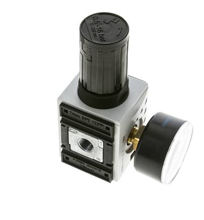 Präzisionsdruckregler für Sammelstückmontage G1/4'' 2000l/min 0.5-16.0bar/7-232psi PA Futura 1