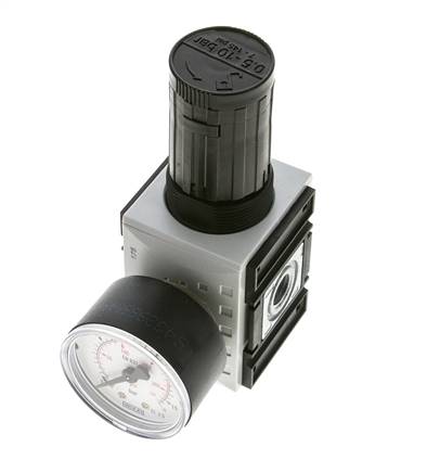 Präzisionsdruckregler für Sammelstückmontage G1/4'' 2000l/min 0.5-10.0bar/7-145psi PA Futura 1