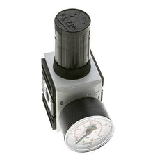 Präzisionsdruckregler für Sammelstückmontage G1/4''&3/8'' 2500l/min 0.1-2.0bar/1-29psi PA Futura 1