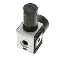 Präzisions-Druckregler für Sammelstückmontage G1/4'' 2000l/min 0.1-1.0bar/1-14psi PA Futura 1