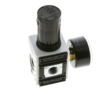 Präzisionsdruckregler für Sammelstückmontage G1/4''&3/8'' 2500l/min 0.5-16.0bar/7-232psi PA Futura 1
