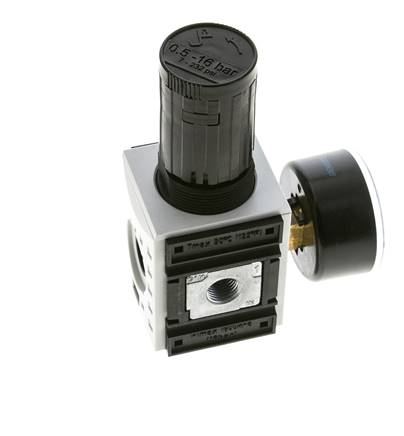 Präzisionsdruckregler für Sammelstückmontage G1/4'' 2000l/min 0.5-16.0bar/7-232psi PA Futura 1