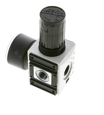 Präzisionsdruckregler für Sammelstückmontage G1/4''&3/8'' 2500l/min 0.1-2.0bar/1-29psi PA Futura 1