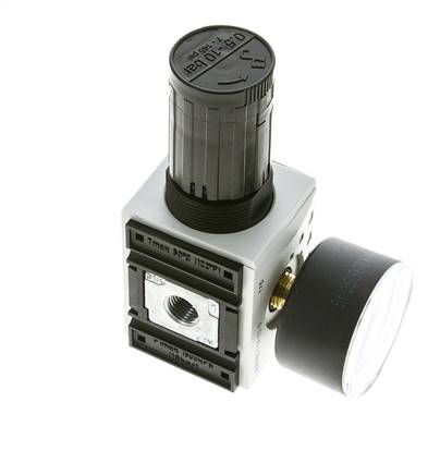 Präzisions-Druckregler für Sammelstückmontage G1/4''&3/8'' 2500l/min 0.1-1.0bar/1-14psi PA Futura 1