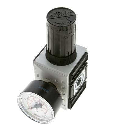 Präzisionsdruckregler für Sammelstückmontage G1/4'' 2000l/min 0.5-16.0bar/7-232psi PA Futura 1