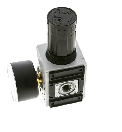 Präzisions-Druckregler für Sammelstückmontage G1/4'' 2000l/min 0.1-1.0bar/1-14psi PA Futura 1