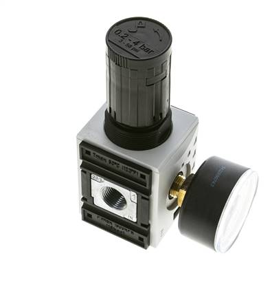 Präzisionsdruckregler für Sammelstückmontage G1/4''&3/8'' 2500l/min 0.2-4.0bar/3-58psi PA Futura 1