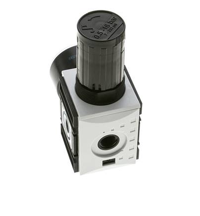 Präzisionsdruckregler für Sammelstückmontage G1/4'' 2000l/min 0.5-16.0bar/7-232psi PA Futura 1