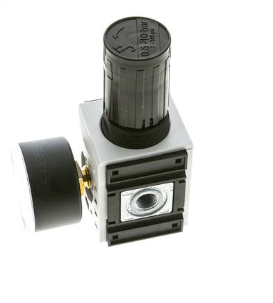 Präzisions-Druckregler für Sammelstückmontage G1/4''&3/8'' 2500l/min 0.1-1.0bar/1-14psi PA Futura 1