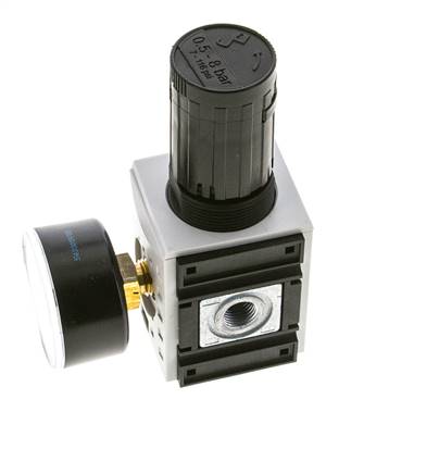 Präzisionsdruckregler für Sammelstückmontage G1/4'' 2000l/min 0.5-8.0bar/7-116psi PA Futura 1