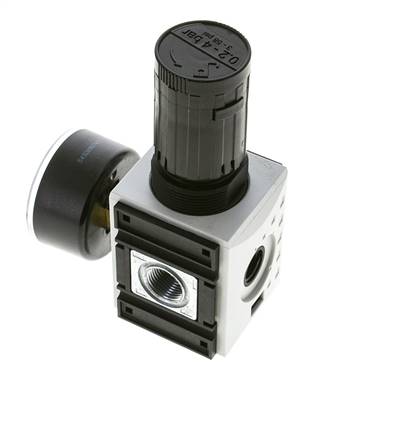 Präzisionsdruckregler für Sammelstückmontage G1/4''&3/8'' 2500l/min 0.2-4.0bar/3-58psi PA Futura 1