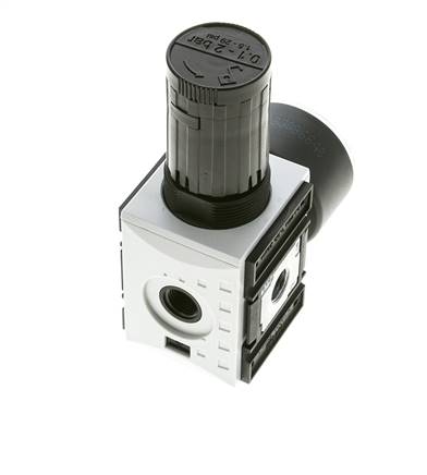 Präzisionsdruckregler für Sammelstückmontage G1/4'' 2000l/min 0.1-2.0bar/1-29psi PA Futura 1