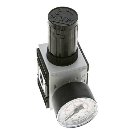 Präzisionsdruckregler für Sammelstückmontage G1/4''&3/8'' 2500l/min 0.5-10.0bar/7-145psi PA Futura 1