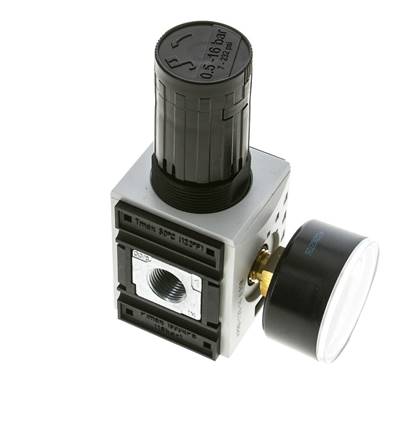 Präzisionsdruckregler für Sammelstückmontage G1/4''&3/8'' 2500l/min 0.5-16.0bar/7-232psi PA Futura 1