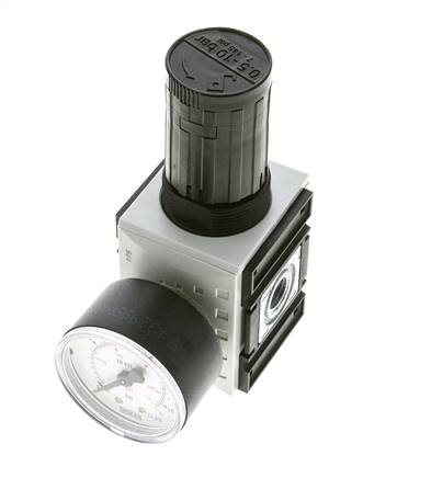 Präzisions-Druckregler für Sammelstückmontage G1/4''&3/8'' 2500l/min 0.1-1.0bar/1-14psi PA Futura 1