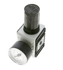 Präzisions-Druckregler für Sammelstückmontage G1/4''&3/8'' 2500l/min 0.1-1.0bar/1-14psi PA Futura 1