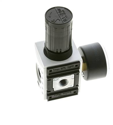 Präzisionsdruckregler für Sammelstückmontage G1/4'' 2000l/min 0.1-2.0bar/1-29psi PA Futura 1