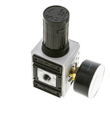 Präzisionsdruckregler für Sammelstückmontage G1/4'' 2000l/min 0.5-8.0bar/7-116psi PA Futura 1