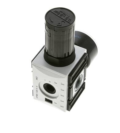Präzisionsdruckregler für Sammelstückmontage G1/4''&3/8'' 2500l/min 0.5-8.0bar/7-116psi PA Futura 1